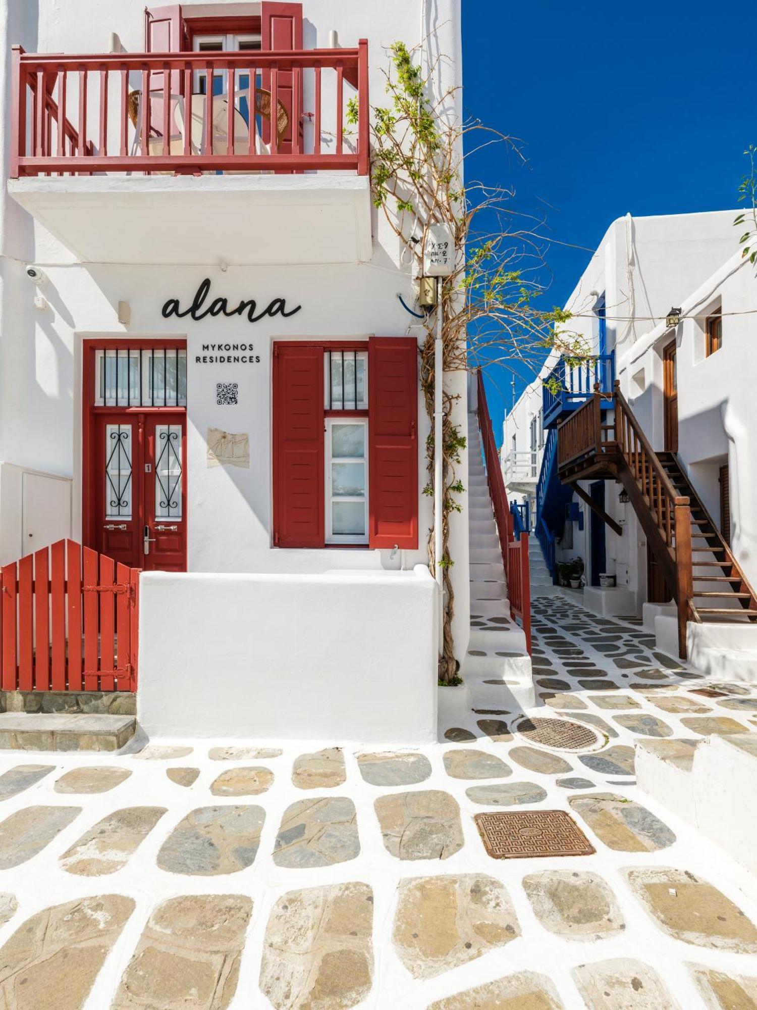 Отель Alana Mykonos Mykonos Town Экстерьер фото