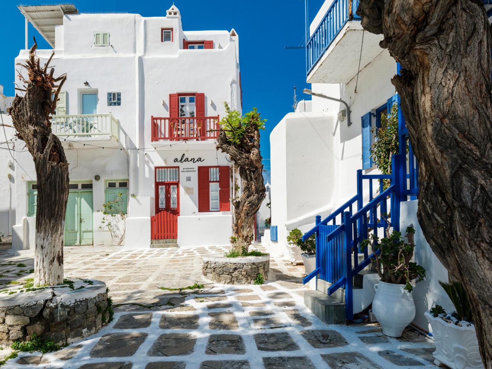 Отель Alana Mykonos Mykonos Town Экстерьер фото